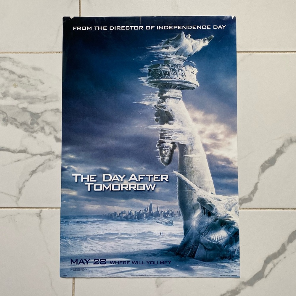 2004 The Day After Tomorrow Movie Promo Poster
